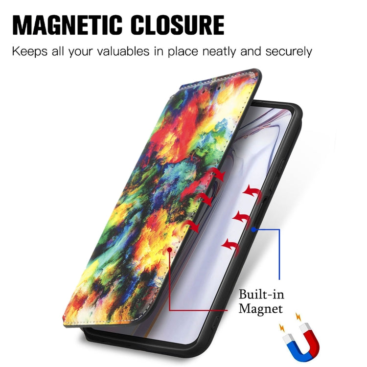 For Blackview A100 Colorful Magnetic Horizontal Flip PU Leather Case with Holder & Card Slot & Wallet