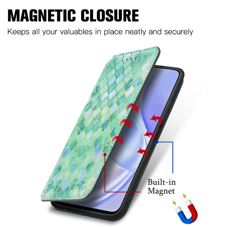 For Huawei nova 8 SE Youth Colorful Magnetic Horizontal Flip PU Leather Case with Holder & Card Slot & Wallet