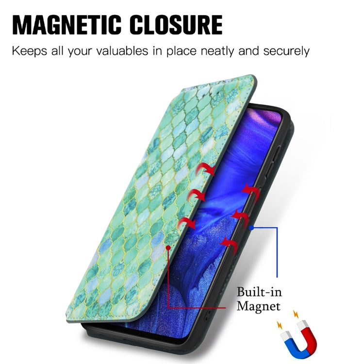 For Infinix Note 10 Pro Colorful Magnetic Horizontal Flip PU Leather Case with Holder & Card Slot & Wallet