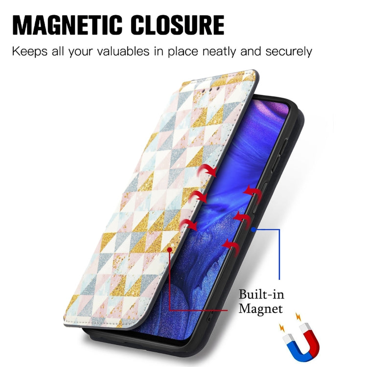 For Infinix Note 10 Pro Colorful Magnetic Horizontal Flip PU Leather Case with Holder & Card Slot & Wallet