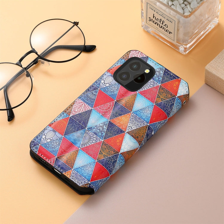 For Oukitel C21 Pro Colorful Magnetic Horizontal Flip PU Leather Case with Holder & Card Slot & Wallet