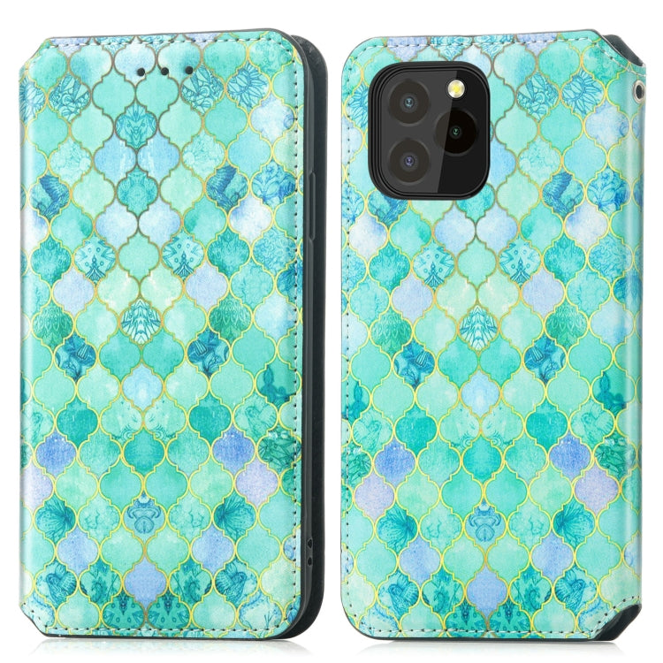 For Oukitel C21 Pro Colorful Magnetic Horizontal Flip PU Leather Case with Holder & Card Slot & Wallet