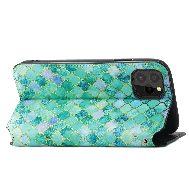 For Oukitel C21 Pro Colorful Magnetic Horizontal Flip PU Leather Case with Holder & Card Slot & Wallet
