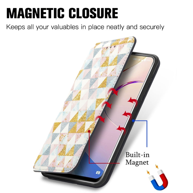 For Oukitel C21 Pro Colorful Magnetic Horizontal Flip PU Leather Case with Holder & Card Slot & Wallet