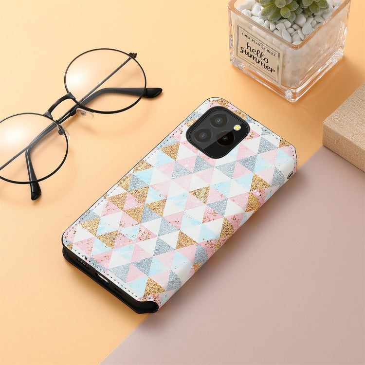 For Oukitel C21 Pro Colorful Magnetic Horizontal Flip PU Leather Case with Holder & Card Slot & Wallet
