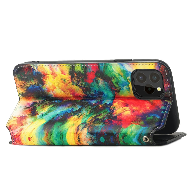 For Oukitel C21 Pro Colorful Magnetic Horizontal Flip PU Leather Case with Holder & Card Slot & Wallet