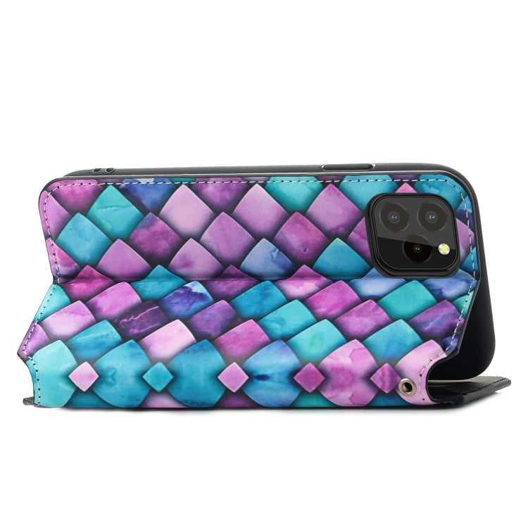 For Oukitel C21 Pro Colorful Magnetic Horizontal Flip PU Leather Case with Holder & Card Slot & Wallet