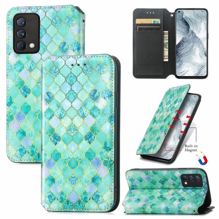 For OPPO Realme GT Master Colorful Magnetic Horizontal Flip PU Leather Case with Holder & Card Slot & Wallet