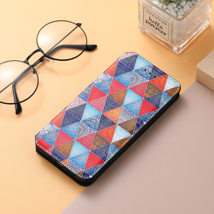 For vivo V21 Colorful Magnetic Horizontal Flip PU Leather Case with Holder & Card Slot & Wallet
