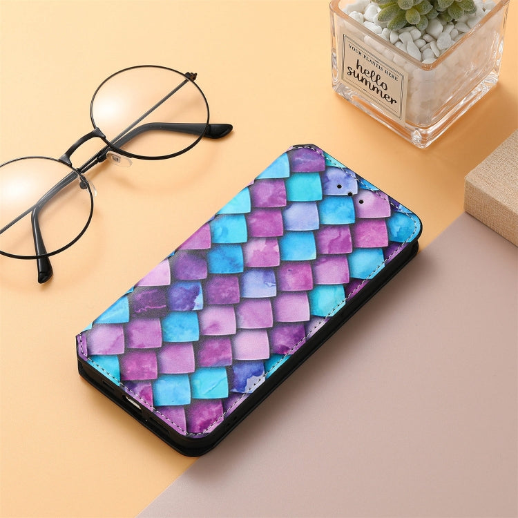 For Alcatel 1S (2021) Colorful Magnetic Horizontal Flip PU Leather Case with Holder & Card Slot & Wallet