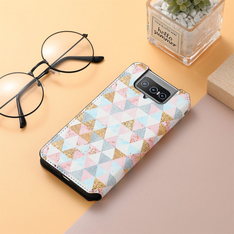 For Asus Zenfone 8 Flip Colorful Magnetic Horizontal Flip PU Leather Case with Holder & Card Slot & Wallet