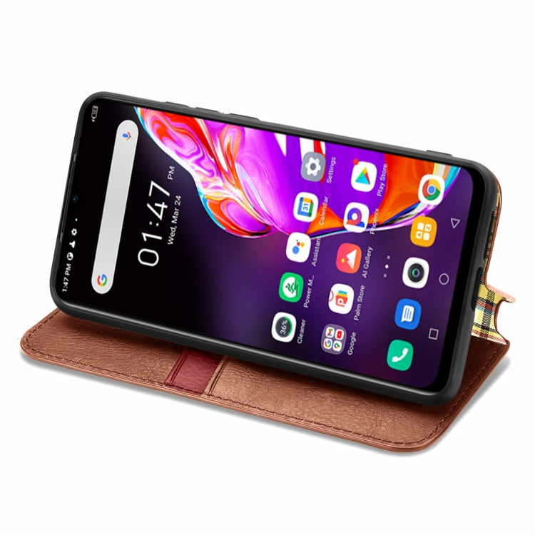 For Infinix Hot 10T Cubic Grid Pressed Horizontal Flip Magnetic PU Leather Case with Holder & Card Slots & Wallet