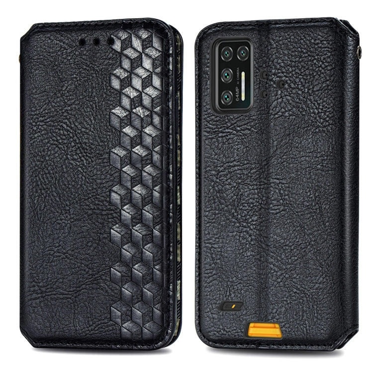 For UMIDIGI Bison GT Cubic Grid Pressed Horizontal Flip Magnetic PU Leather Case with Holder & Card Slots & Wallet