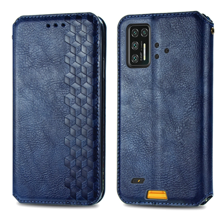 For UMIDIGI Bison GT Cubic Grid Pressed Horizontal Flip Magnetic PU Leather Case with Holder & Card Slots & Wallet