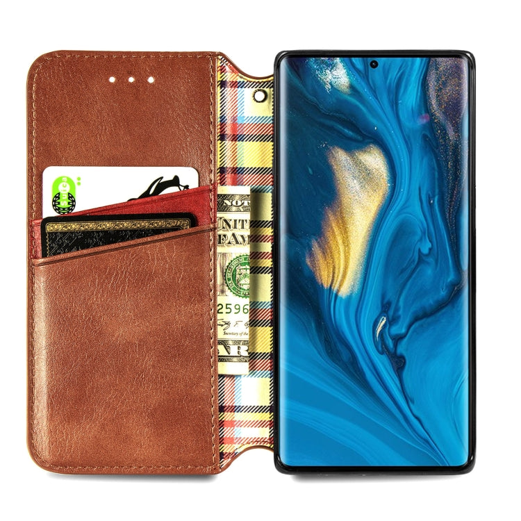 For ZTE nubia Z30 Pro Cubic Grid Pressed Horizontal Flip Magnetic PU Leather Case with Holder & Card Slots & Wallet