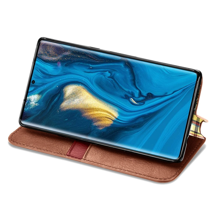For ZTE nubia Z30 Pro Cubic Grid Pressed Horizontal Flip Magnetic PU Leather Case with Holder & Card Slots & Wallet