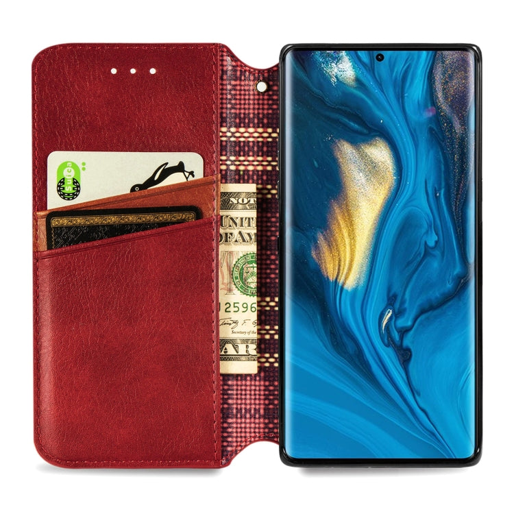 For ZTE nubia Z30 Pro Cubic Grid Pressed Horizontal Flip Magnetic PU Leather Case with Holder & Card Slots & Wallet