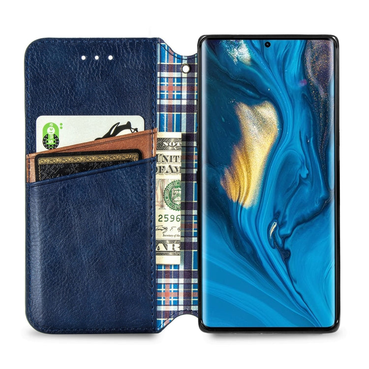 For ZTE nubia Z30 Pro Cubic Grid Pressed Horizontal Flip Magnetic PU Leather Case with Holder & Card Slots & Wallet
