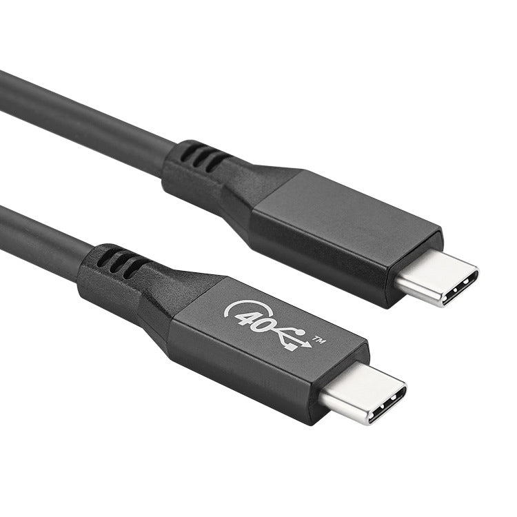 100W USB-C / Type-C 4.0 Male to USB-C / Type-C 4.0 Male Full-function Data Cable for Thunderbolt 3, Cable Length:0.5m