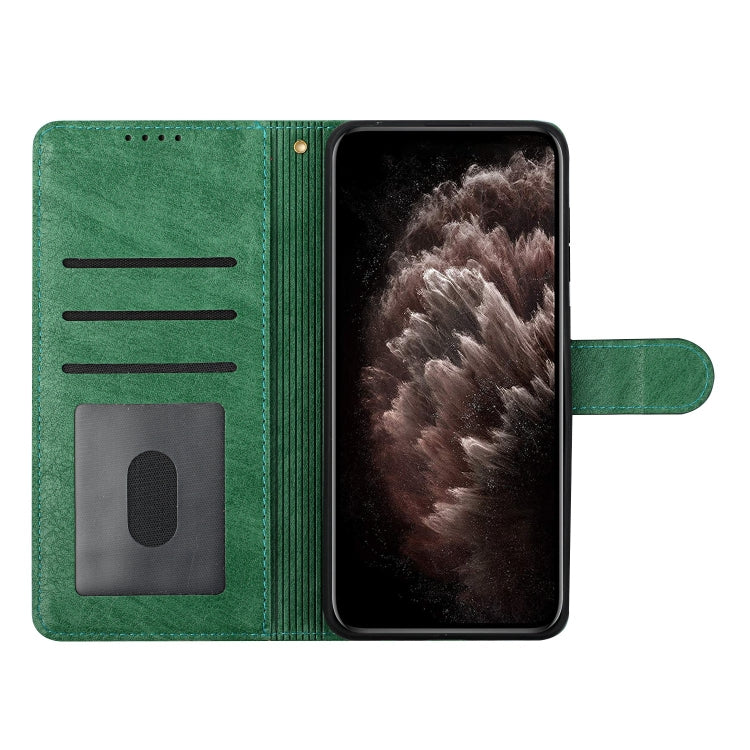 For iPhone 13 mini Beauty Girl Embossing Pattern Horizontal Flip Leather Case with Holder & Card Slot & Wallet & Photo Frame