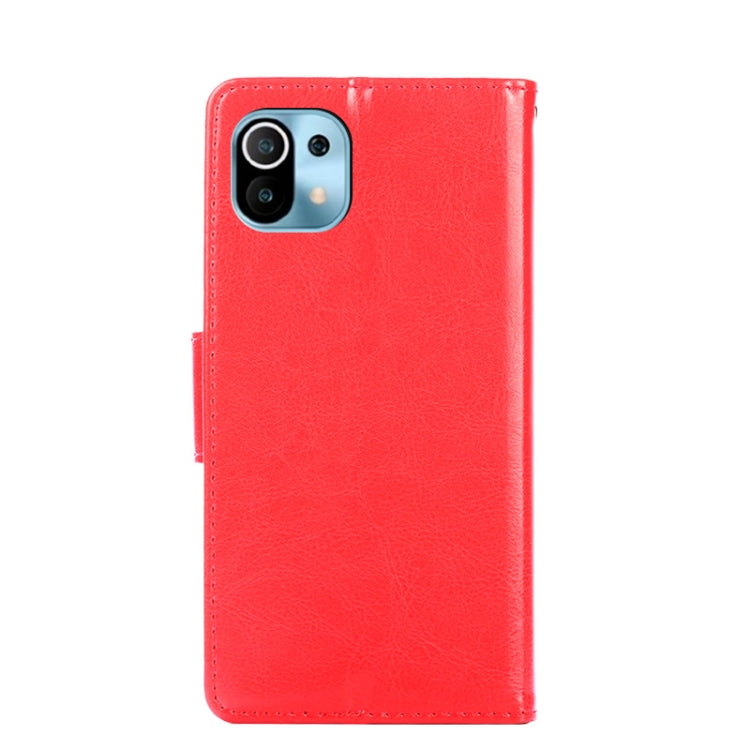 For Xiaomi Mi 11 Crystal Texture Horizontal Flip Leather Case with Holder & Card Slots & Wallet