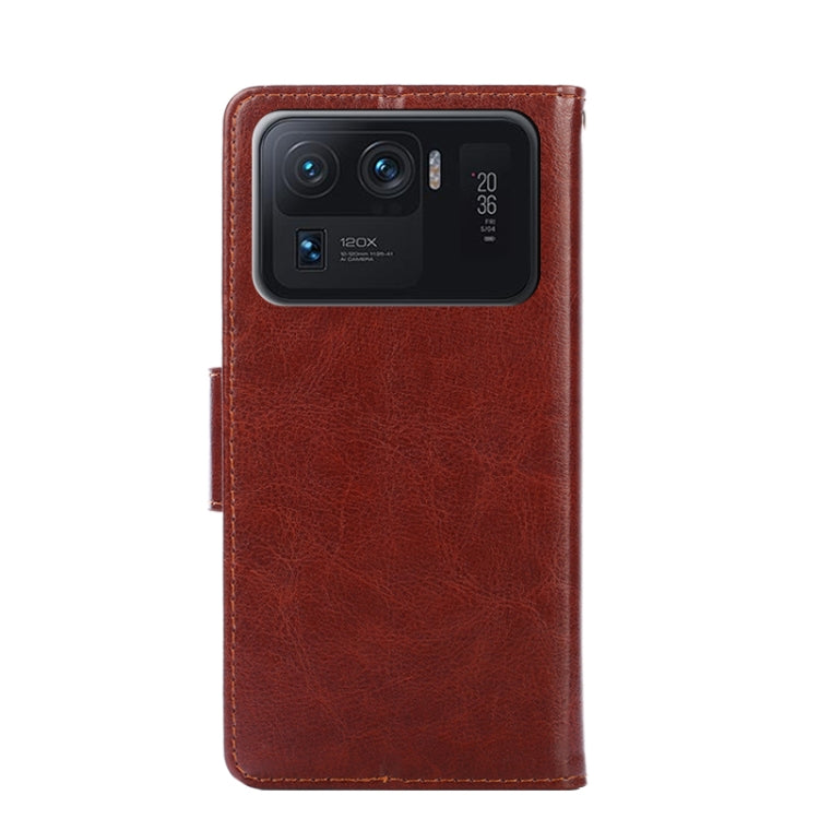 For Xiaomi Mi 11 Ultra Crystal Texture Horizontal Flip Leather Case with Holder & Card Slots & Wallet