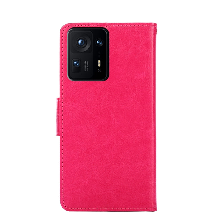 For Xiaomi Mix 4 Crystal Texture Horizontal Flip Leather Case with Holder & Card Slots & Wallet