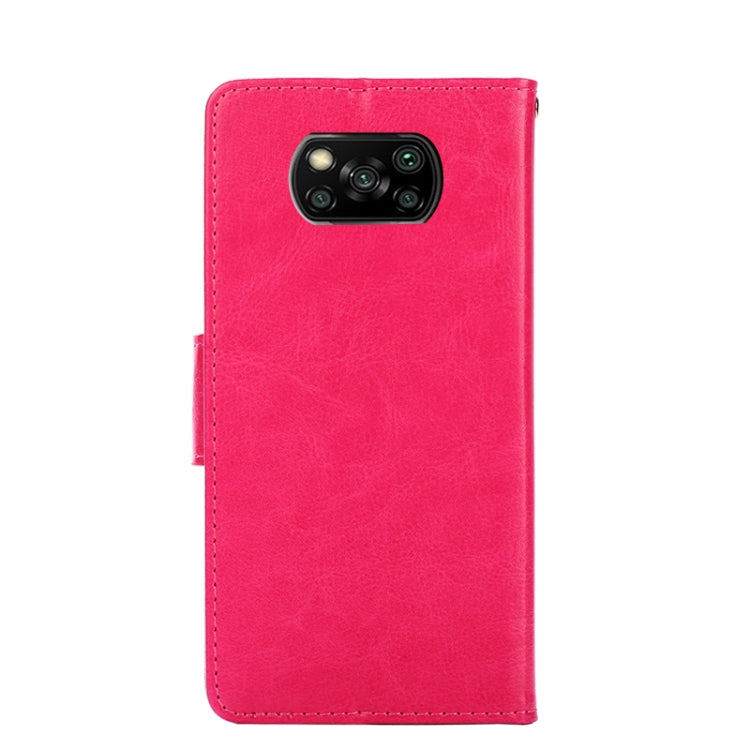 For Xiaomi Poco X3 NFC / Poco X3 Crystal Texture Horizontal Flip Leather Case with Holder & Card Slots & Wallet