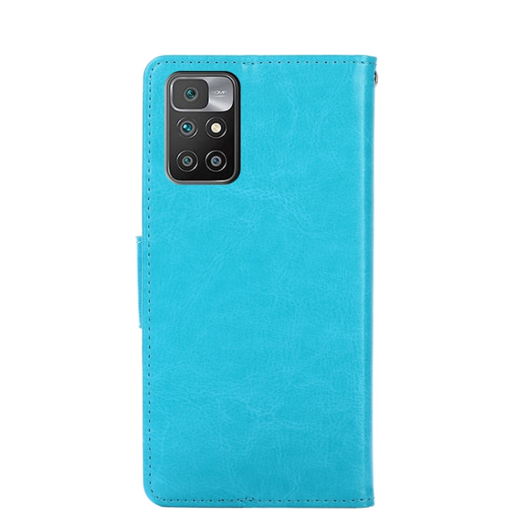 For Xiaomi Redmi 10 Crystal Texture Horizontal Flip Leather Case with Holder & Card Slots & Wallet