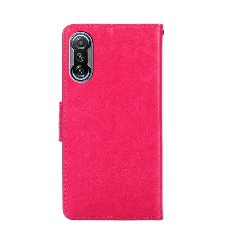 For Xiaomi Redmi K40 Gaming Crystal Texture Horizontal Flip Leather Case with Holder & Card Slots & Wallet
