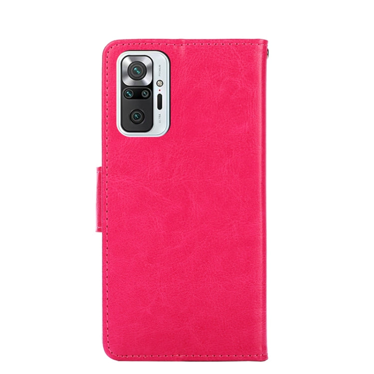 For Xiaomi Redmi Note 10 Pro / 10 Pro (India) / Note 10 Pro Max Crystal Texture Horizontal Flip Leather Case with Holder & Card Slots & Wallet