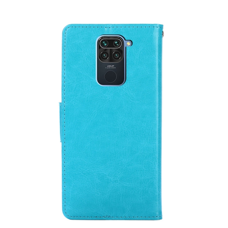 For Xiaomi Redmi Note 9 Crystal Texture Horizontal Flip Leather Case with Holder & Card Slots & Wallet