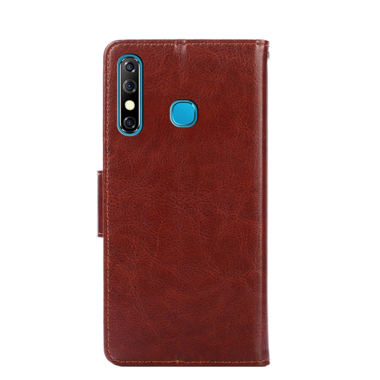 For Infinix Hot 8 / Hot 8 Lite / Tecno Camon 12 Crystal Texture Horizontal Flip Leather Case with Holder & Card Slots & Wallet