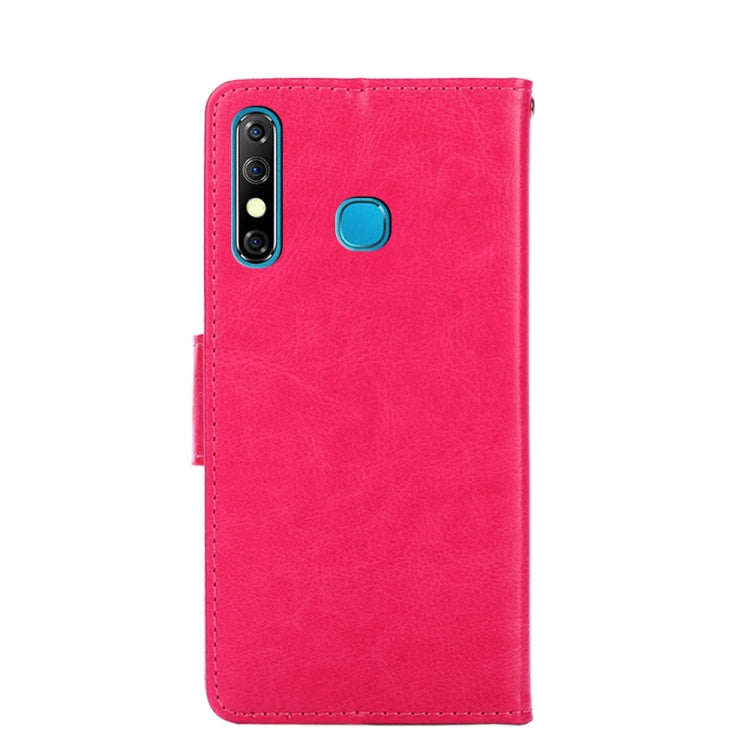 For Infinix Hot 8 / Hot 8 Lite / Tecno Camon 12 Crystal Texture Horizontal Flip Leather Case with Holder & Card Slots & Wallet