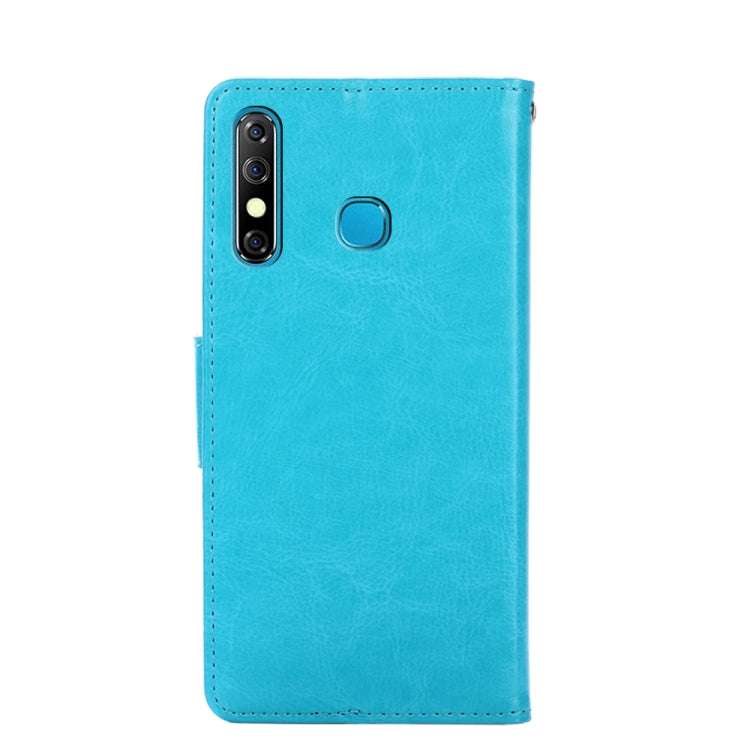 For Infinix Hot 8 / Hot 8 Lite / Tecno Camon 12 Crystal Texture Horizontal Flip Leather Case with Holder & Card Slots & Wallet