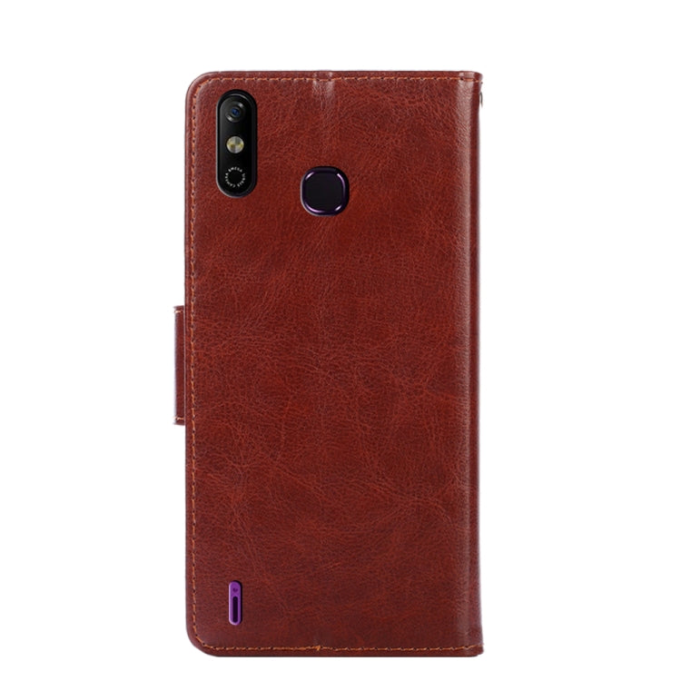 For Infinix Smart 4 Crystal Texture Horizontal Flip Leather Case with Holder & Card Slots & Wallet