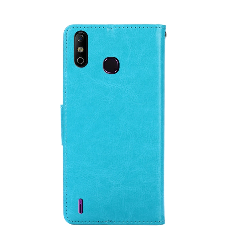 For Infinix Smart 4 Crystal Texture Horizontal Flip Leather Case with Holder & Card Slots & Wallet