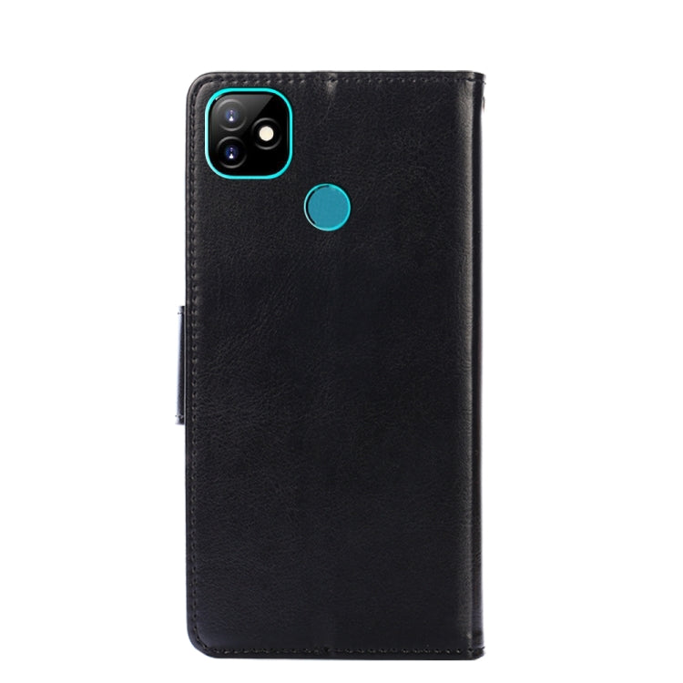For Itel Vision 1 Crystal Texture Horizontal Flip Leather Case with Holder & Card Slots & Wallet
