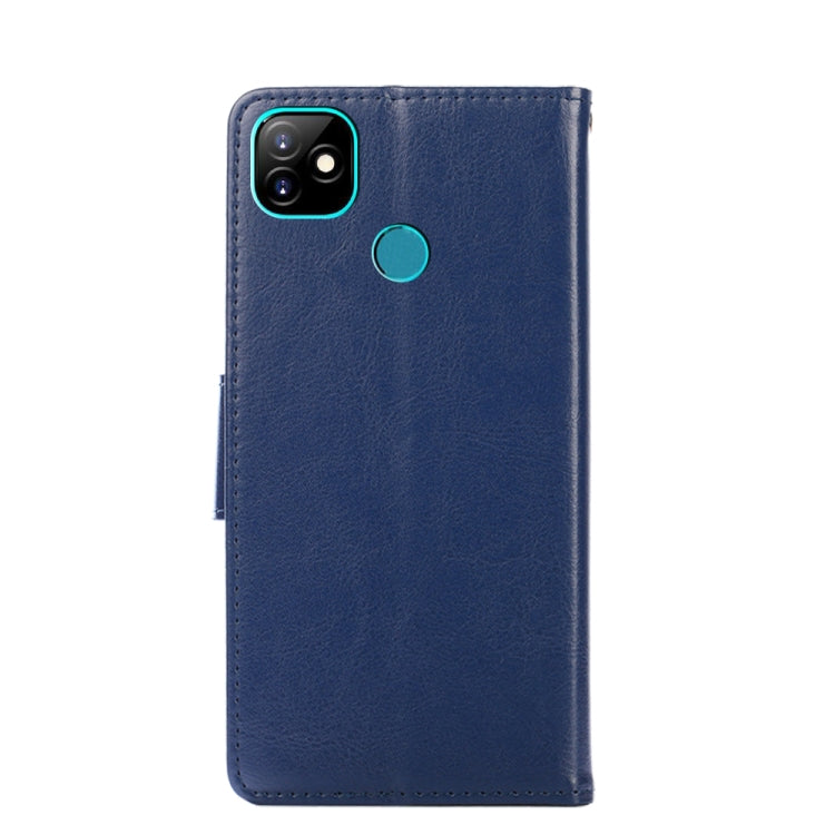 For Itel Vision 1 Crystal Texture Horizontal Flip Leather Case with Holder & Card Slots & Wallet