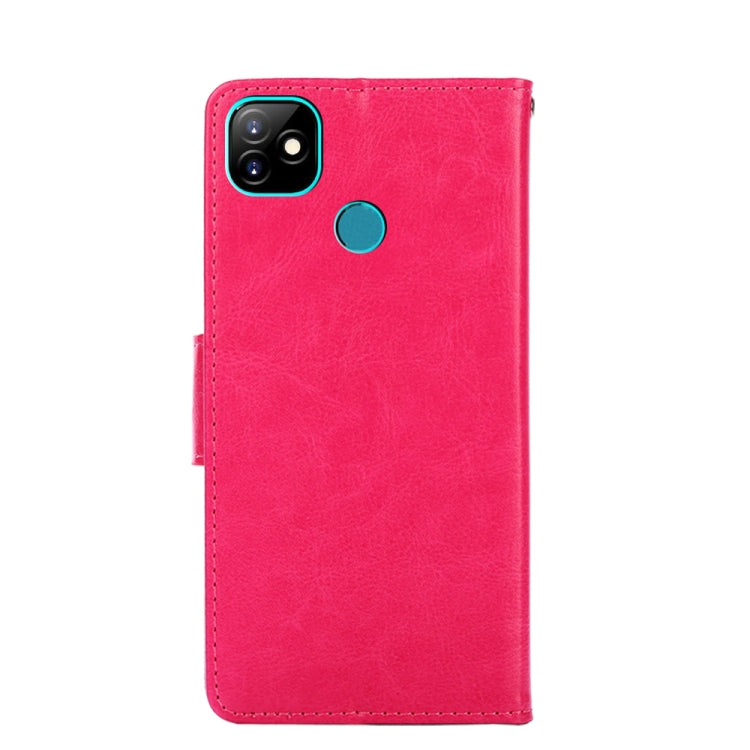 For Itel Vision 1 Crystal Texture Horizontal Flip Leather Case with Holder & Card Slots & Wallet