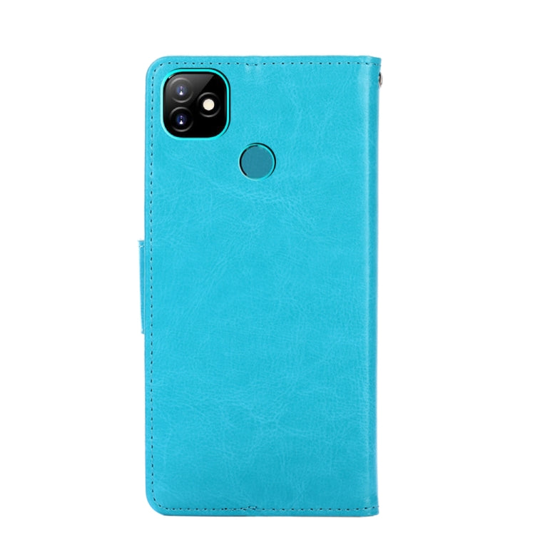 For Itel Vision 1 Crystal Texture Horizontal Flip Leather Case with Holder & Card Slots & Wallet