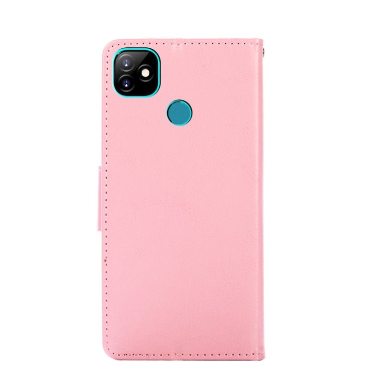 For Itel Vision 1 Crystal Texture Horizontal Flip Leather Case with Holder & Card Slots & Wallet