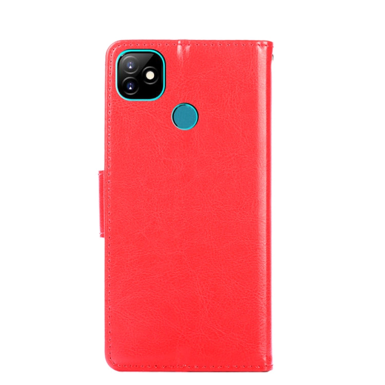 For Itel Vision 1 Crystal Texture Horizontal Flip Leather Case with Holder & Card Slots & Wallet