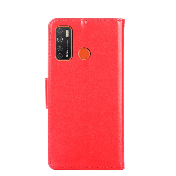For Tecno Camon 15 / Camon 15 Air / Spark 5 / Spark 5 Pro Crystal Texture Horizontal Flip Leather Case with Holder & Card Slots & Wallet