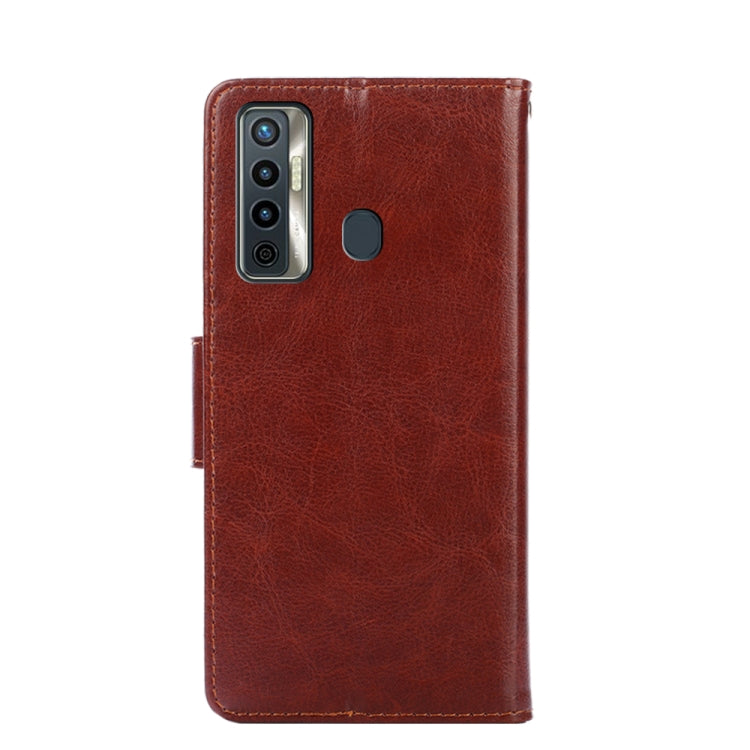 For Tecno Camon 17 Crystal Texture Horizontal Flip Leather Case with Holder & Card Slots & Wallet