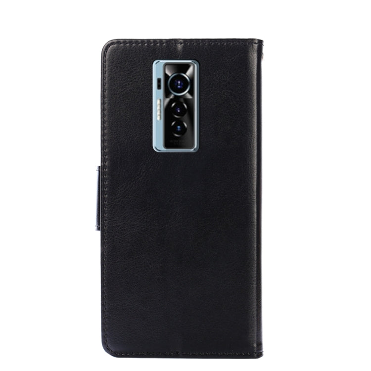 For Tecno Phantom X Crystal Texture Horizontal Flip Leather Case with Holder & Card Slots & Wallet