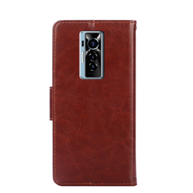 For Tecno Phantom X Crystal Texture Horizontal Flip Leather Case with Holder & Card Slots & Wallet
