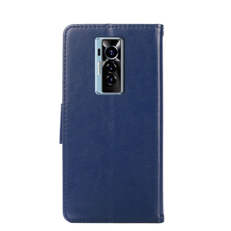 For Tecno Phantom X Crystal Texture Horizontal Flip Leather Case with Holder & Card Slots & Wallet