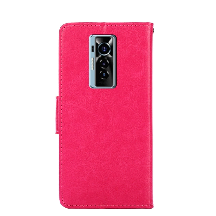 For Tecno Phantom X Crystal Texture Horizontal Flip Leather Case with Holder & Card Slots & Wallet