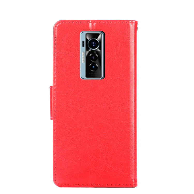 For Tecno Phantom X Crystal Texture Horizontal Flip Leather Case with Holder & Card Slots & Wallet